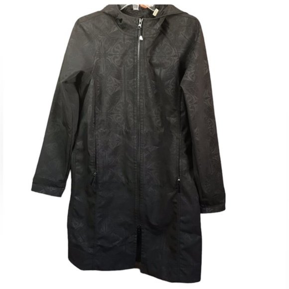 Lululemon RARE Apres Softshell Print Trench Jacket Rain Coat Dancers In The Snow
